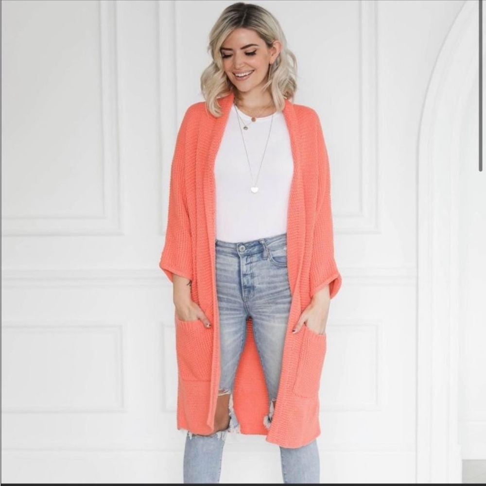 Limited Edition The Skinny x Birds Papaya Erinn Cardigan